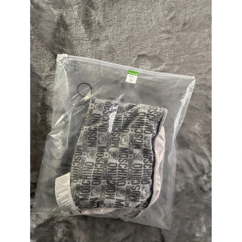 Moschino MMX03A LDB49‎ Changing Pad Cover One Size Gray Cotton Blend